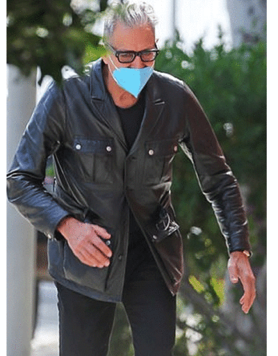 Jeff Goldblum leather Jacket