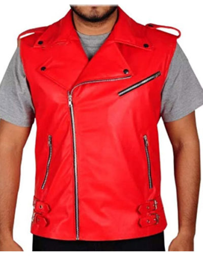 Shinsuke Nakamura WWE Red Leather Jacket