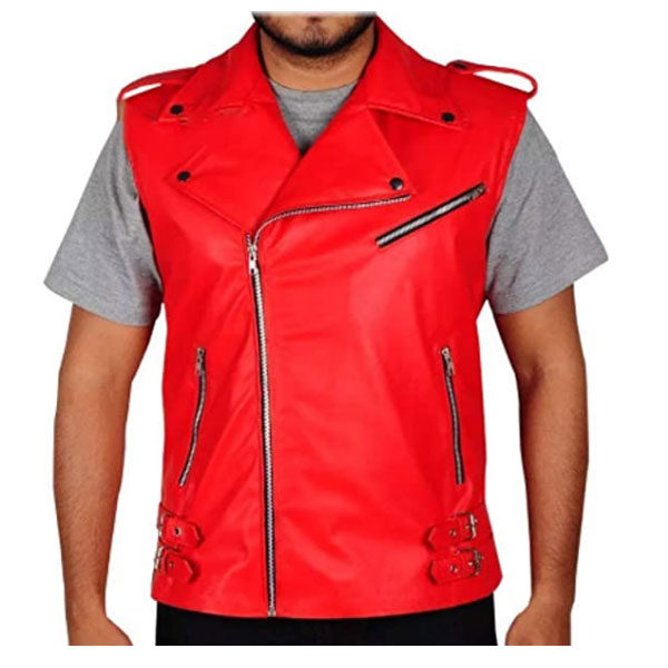 Shinsuke Nakamura WWE Red Leather Jacket
