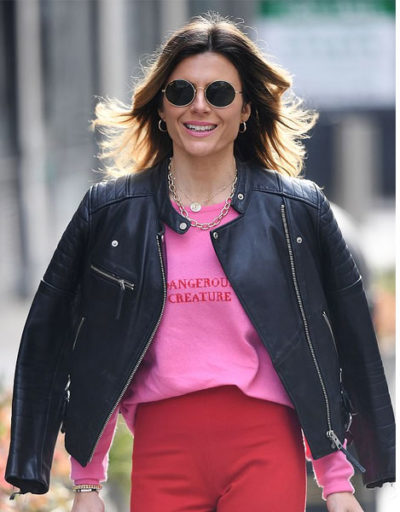 Zoe Hardman Global Studios London Leather Jacket