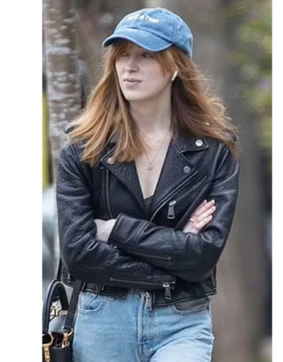 Bridgerton Phoebe Dynevor 20121 Leather Jacket