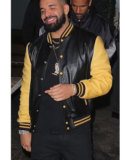 Drake Bomber Leather Jacket