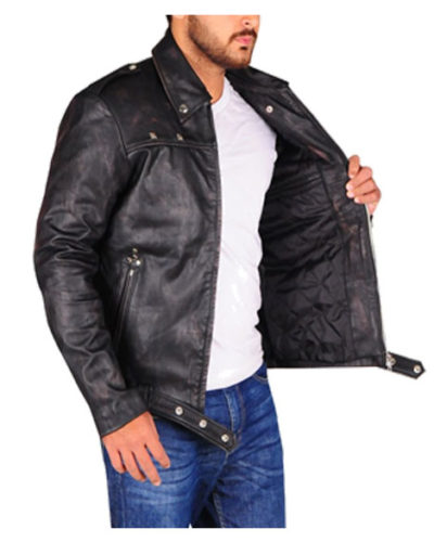 A Long Way Down Aaron Paul Leather Jacket