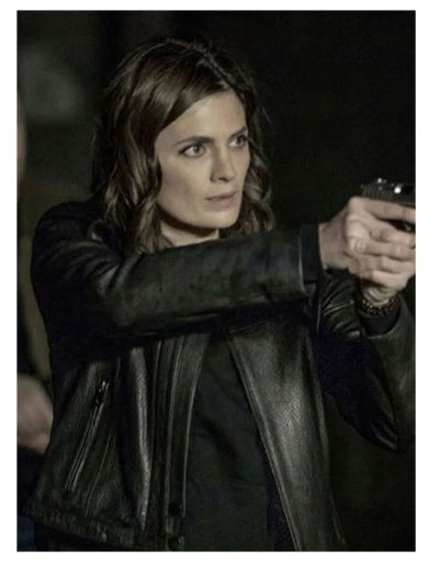 Absentia Season 03 Emily Byrne Black Leather Jacket