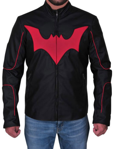 Batman Beyond Terry McGinnis Black Leather Jacket