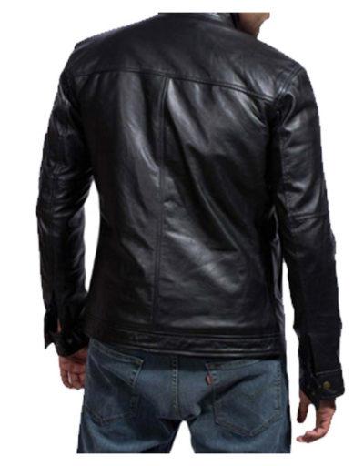 Californication Hank Moody Black Leather Jacket