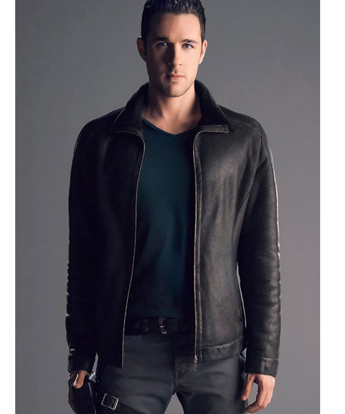 Dark Matter Marc Bendavid Black Leather Jacket
