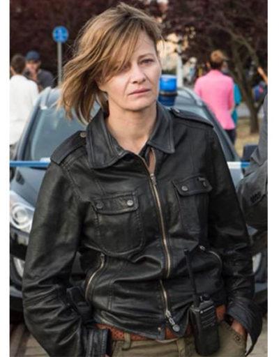 Helena The Plagues of Breslau Black Leather Jacket