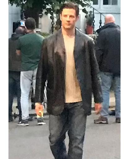 James Norton The Nevers Black leather Jacket