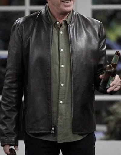 Last Man Standing Mike Baxter Black Leather Jacket