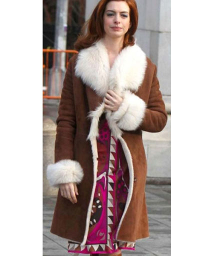 Modern Love Lexi Anne Hathaway Shearling Coat