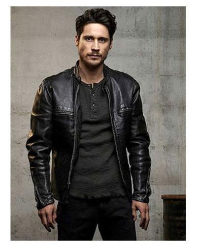 Queen Of The South James Valdez Black Leather Jacket