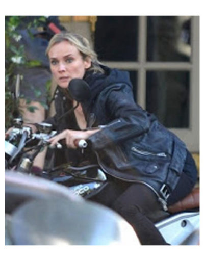 The 355 Jessica Chastain Leather Jacket