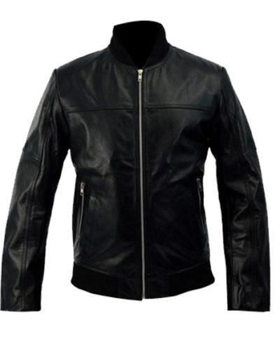 24 Legacy Corey Hawkins Black Leather Jacket