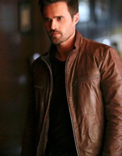 Agents Of Shield Grant Ward Brown Leather Jacket
