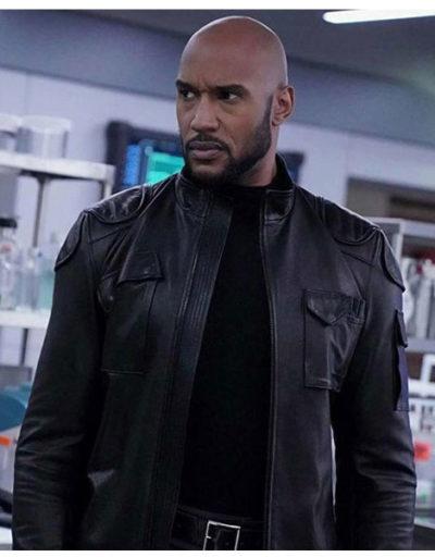 Agents of Shield Alphonso Mackenzie Black Leather Jacket