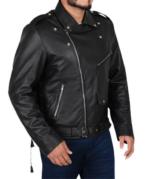 Atom Cat Fallout 4 Black Leather Jacket