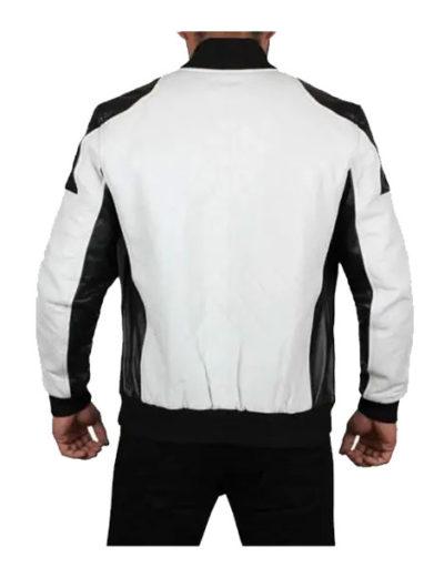 Black & White Leather Jacket