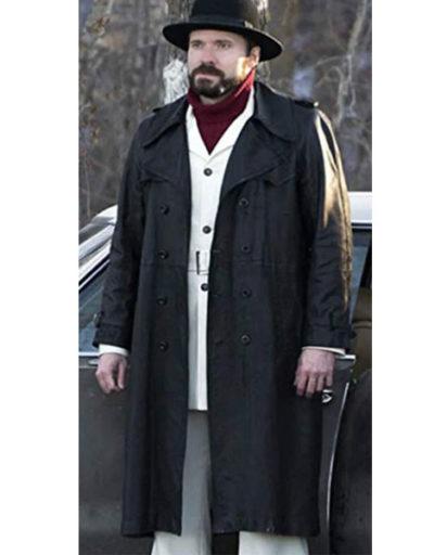 Brad Mann Fargo Black Leather Coat