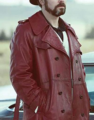 Brad Mann Fargo S04 Gale Kitchen Leather Trench Coat
