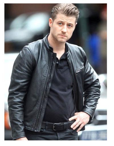 James Gordon Black Leather Jacket