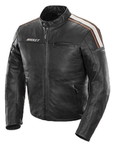 Joe Rocket Dakato Black Motorcycle Leather Jacket