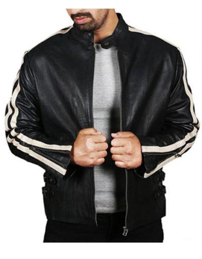 Martin Riggs Lethal Weapon 4 Black Leather Jacket