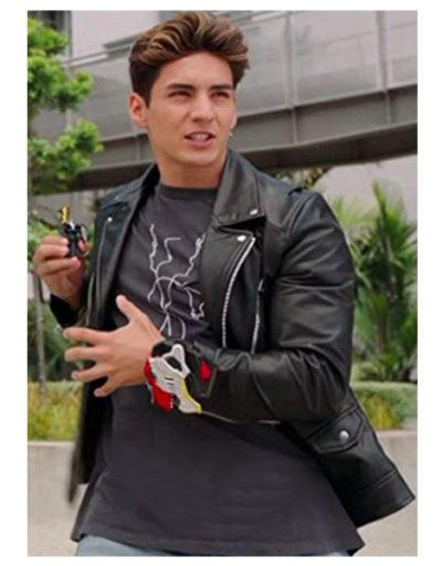 Power Rangers Dino Fury Black Chance Perez Jacket