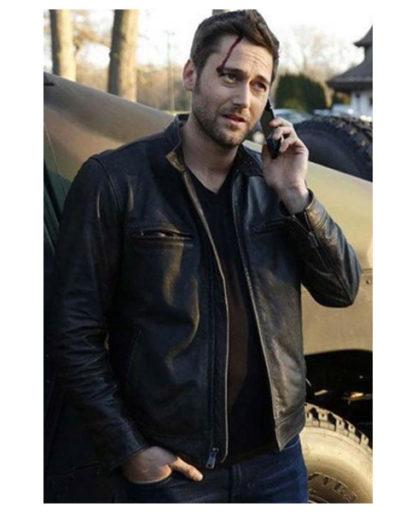 The Blacklist Tom Keen Black Leather Jacket