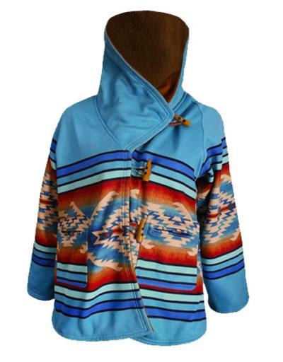 Beth Dutton Blue Hooded Kelly Reilly Coat
