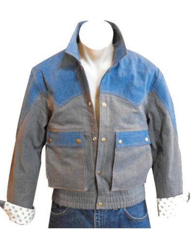 Back to The Future Marty Mcfly Denim Cotton Jacket