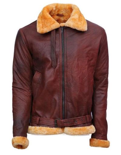 Spirited Ryan Reynolds RAF Aviator Pilot B3 Leather Jacket