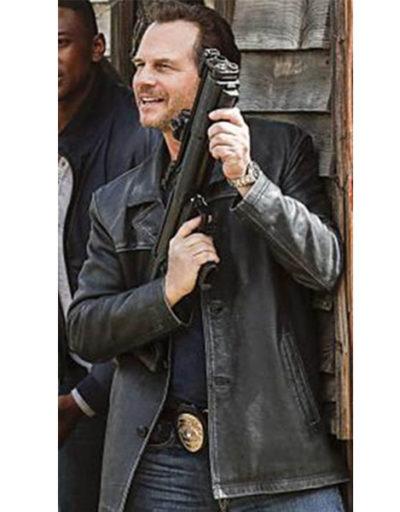 Bill Paxton Training Day Black Leather Jacket