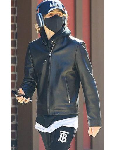 Timothee Chalamet leather Jacket