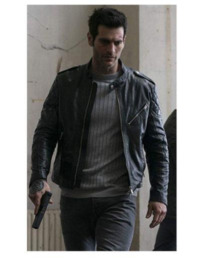 Alan Powell Quantico Mike McQuigg Leather Jacket