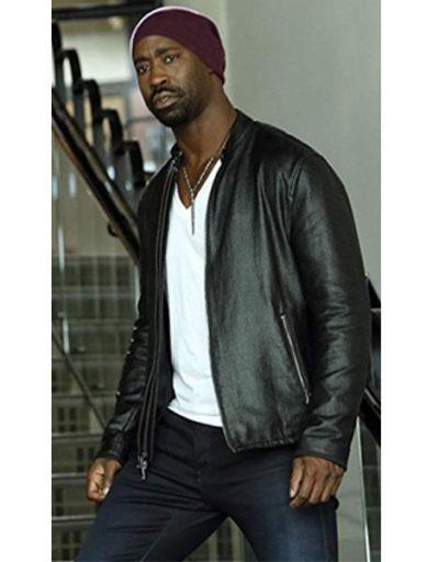 Amenadiel Lucifer D.B. Woodside Leather Jacket