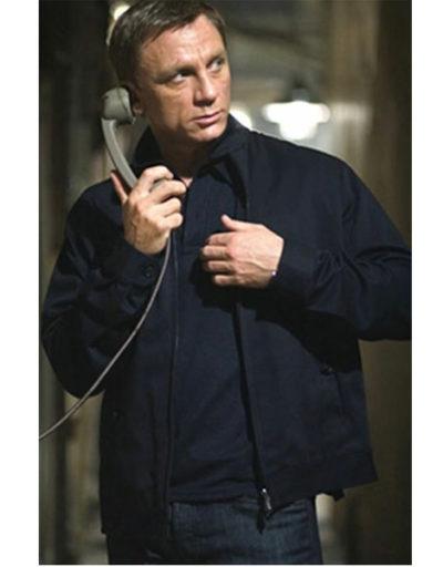 James Bond Quantum of Solace Harrington Cotton Jacket