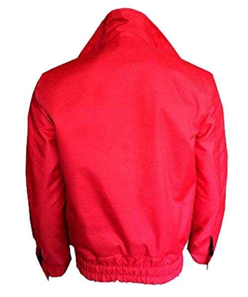 Rebel Without A Cause James Dean Red Cotton Jacket - Image 2