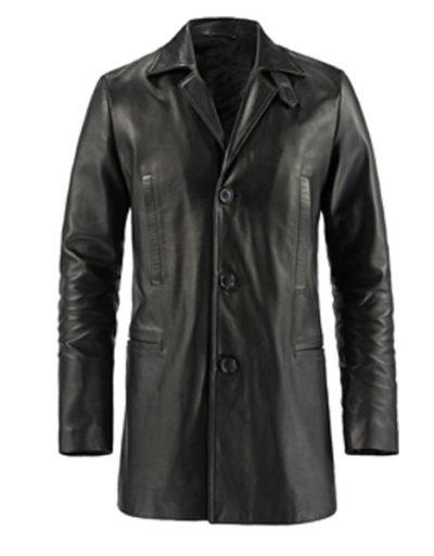 Max Payne Mark Wahlberg Black Leather Jacket