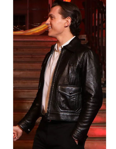 Tom Holland Spider Man No Way Home Leather Jacket