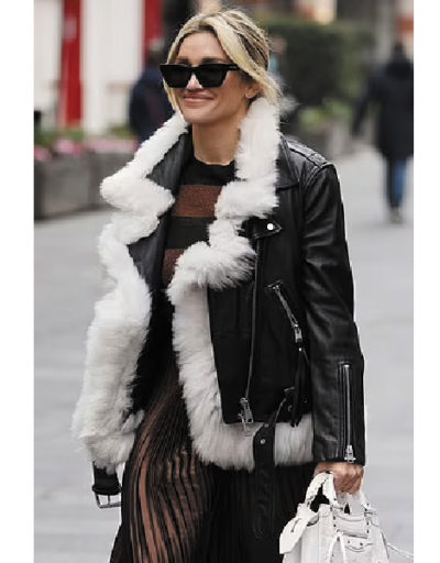 Martin Bashir The Crown Black Leather Jacket