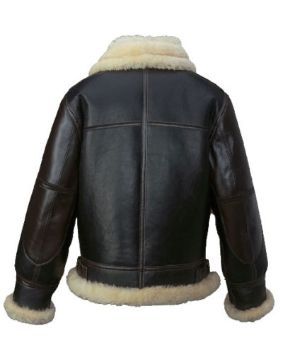 Black B3 Bomber Leather Flying Jacket