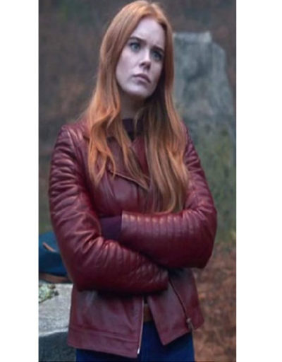 Fate Abigail Cowen Leather Jacket