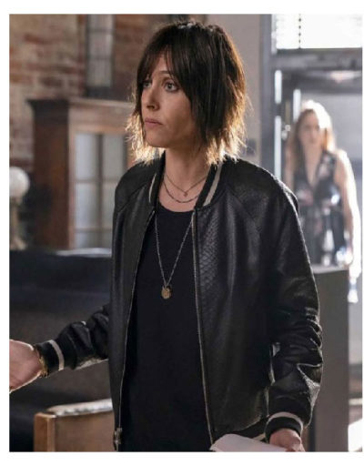 Katherine Moennig The L Word Generation Q Black Leather Jacket