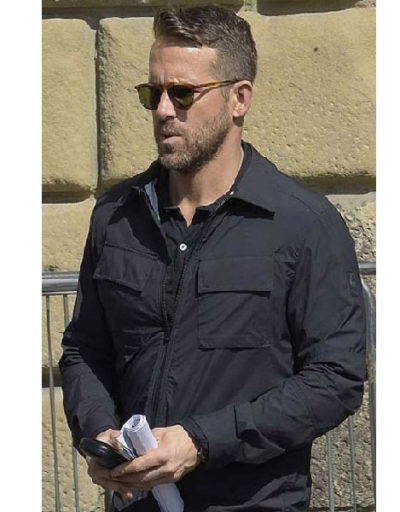 Ryan Reynolds 6 Underground One Cotton Black Jacket