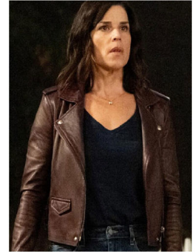 Scream 2022 Neve Campbell Leather Jacket