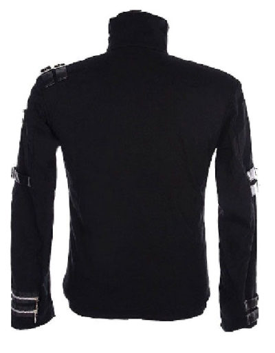 MJ Jackets Men Punk Bad Black Gothic Jacket