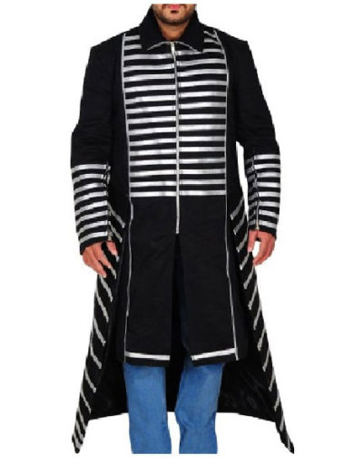 WWE The Miz Black Cotton Coat