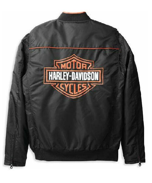 Harley Davidson® Black Cotton Jacket