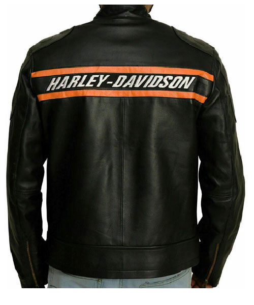 WWE Goldberg Bill Harley Davidson® Black Leather Jacket